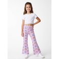 thumbnail image 3 of Girls Flare Pants, AI Digital Print Bell Bottoms,All-Season Sizes 3-13Y, 3 of 6