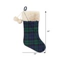 thumbnail image 2 of Holiday Time 21 inches Blue and Green Plaid Stocking, 2 of 3