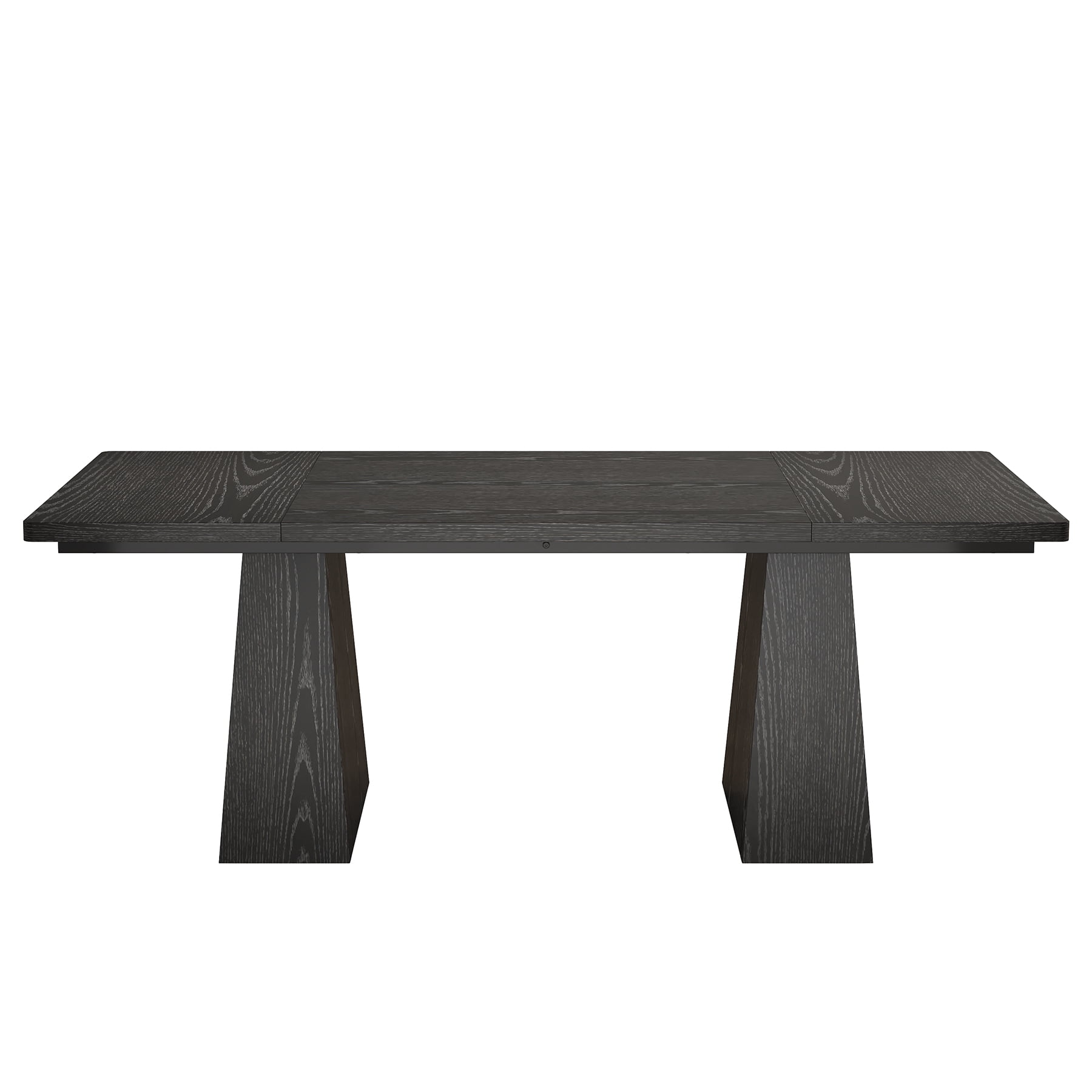 Fnova 63" Home Office Computer Desk, Black Modern Executive Desk, Writing Desk, Easy to Assemble