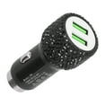 thumbnail image 1 of USB Adapter Car Decoration,USB Car Charger 5V Rhinestone USB Car Charger Dual USB Car Charger Highly Versatile, 1 of 7