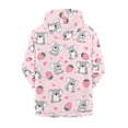 thumbnail image 2 of chaqlin Koala Sweatshirts for Girls 11-13 Trendy Y2K Zip up Hoodies Strawberry Long Sleeve Hoodie Jacket Kids Pullover Top with Pockets, 2 of 7