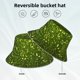 thumbnail image 2 of Balery Green Glitter Sparkle Sombreros para el sol para hombre y mujer, sombrero de pescador con UPF 50+, 2 of 6