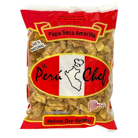 Peruchef Papa Seca Amarilla Peruana | Yellow Dry Potato From Peru 12 oz