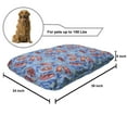 thumbnail image 2 of Cartoon Pet Bed, Style Otters with Ornamental Seaweed and Corals in Blue Water, Chew Resistant Pad for Dogs and Cats Cushion with Removable Cover, 24" x 39", Multicolor, by Ambesonne, 2 of 4