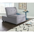 thumbnail image 4 of Simonson Space Saving Convertible Twin Bed, Lounge Chair, or Ottoman, Gray, 4 of 27