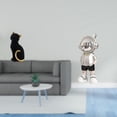 thumbnail image 2 of Figura de escritorio, estatua de gato, estatua de , adorno decorativo elaborado en resina, ideal para regalar, decoración del hogar, escrito, 2 of 8