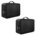 thumbnail image 1 of 2X Sac de Rangement Ignifuge pour Documents, Portefeuille de Transport, Rangement de Documents Multi-Couches, Adapté pour Documents Importants, 1 of 7