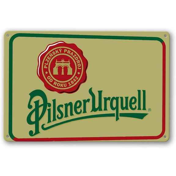 8 X 12 Inch Metal Sign -Pilsner-Urquell Beer Bar Restaurant Liquor Beer Wine Tin Signs