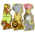 thumbnail image 3 of Stacking Wooden Chunky Puzzle - Zoo Animals, 3 of 3