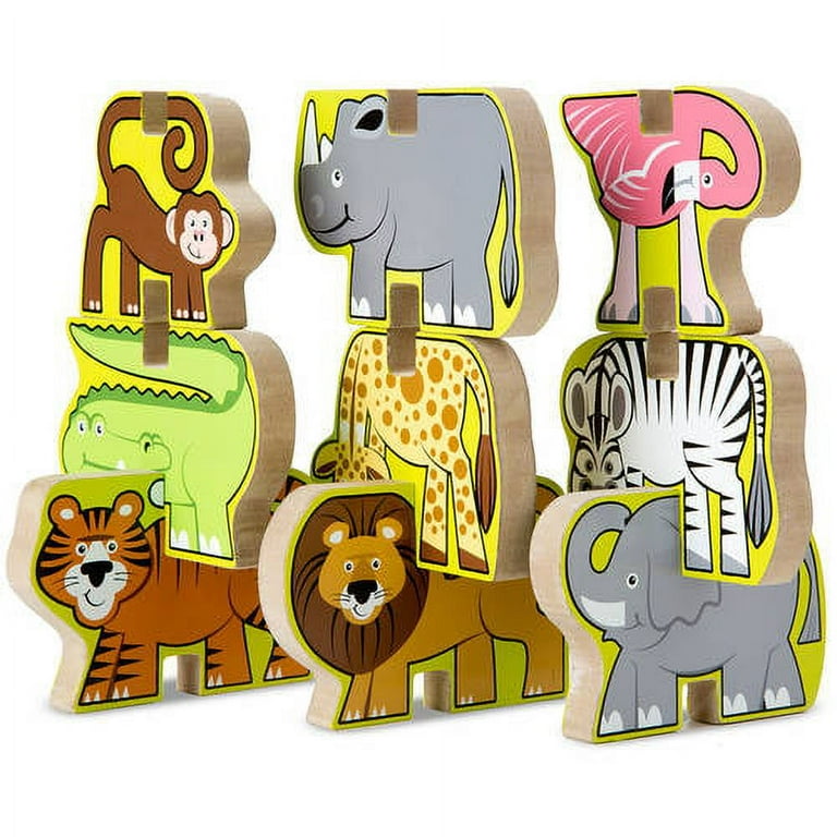 Large Knob Animal Puzzles - Pets, Farm Animals and Wild Animals