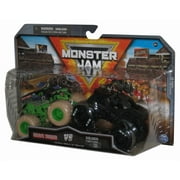 Hot Wheels Monster Jam (2022) Grave Digger vs Soldier Fortune Toy Truck 2-Pack