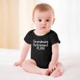 thumbnail image 2 of Grandma’s Retirement Plan - Baby Clothes - Funny Newborn Bodysuit Outfits for Boys And Girls Black-style 6months, 2 of 7