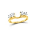 thumbnail image 1 of Mia Diamonds 14kt Yellow Gold Womens Round Diamond Solitaire Enhancer Wedding Band 3/4 Cttw, 1 of 4