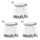 thumbnail image 1 of Naiovety 50 Uds. Alfileres de seguridad elásticos DIY costura portátil alfileres para manualidades 6x27mm Type1 NO1 Naiovety CBP593733, 1 of 6