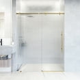 thumbnail image 4 of Vigo VG6021MBFL6076R Elan E-Class 76" High X 60" Wide Sliding Frameless Shower Door -, 4 of 7
