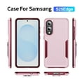 thumbnail image 5 of Compatible with Samsung Galaxy S25 Edge 5G Phone Case Glass Screen Protector Hybrid Rugged Shockproof Hard Protective Drop Proof Full Body Heavy Duty Mobile Cell Cover for S25Edge 25S 6.66 2025 Pink, 5 of 8