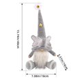thumbnail image 2 of Elephant Gnomes Plush Decorations, Farmhouse Gnomes Decorations for Home, Scandinavia Gnome Tiered Tray Flower Decor for Kitchen Decor, Gnome Gifts for Women, Swedish Nisse Tomte Home Oranment, 2 of 9