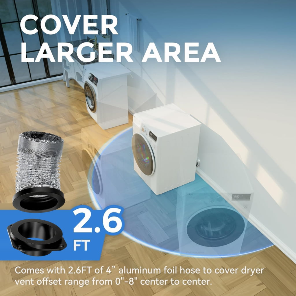 Quick connecting Magnetic Dryer Vent Connector Coupling Easy to Installation
