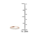 thumbnail image 5 of AoneJewelry 1/2 Carat Diamond Wedding Band In 10K Rose, White & Yellow Gold, 5 of 6