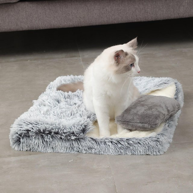 Cama para perros de para mascotas, deslizante, autocalentamiento, suave , cueva, rectángulo, , mullido, , suave y cálido, Colco CAMA DE PERROS CATS