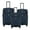 Navy, variant on Mirage Luggage Casey Softside Luggage Set, Expandable, 3-Piece, 20in/24in/28in, Black