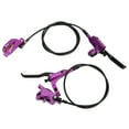 thumbnail image 4 of Bike Disc Brake Set, Mountain Bike Hydraulic Disc Brake Kit 4 Piston Hydraulic Disc Brake Bike CNC Bilateral Oil Brake with 160mm Rotor Disc Suitable for Most Model on the Market, 4 of 7
