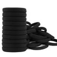 thumbnail image 1 of Thick Hair Elastics Black Hair Elastics Seamless Hair Ties, 1 of 4