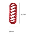 thumbnail image 3 of Soft Carbon Fiber Car Interior Decor Kits Red Carbon Fiber Door Pillar Air Vent Cover Trim For Chevrolet Corvette C5 98-04 Sticker, 3 of 12