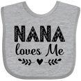thumbnail image 3 of Inktastic Nana Baby Girl Clothes Girls Baby Bib, 3 of 4