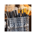 thumbnail image 3 of 1pc 3-Compartment Makeup Brush Storage Box, 3 of 5