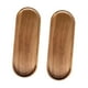 thumbnail image 4 of 2 bandejas de madera para servir, bandejas para mesa de café, bandejas prácticas para comida, bandejas de madera para fiestas temáticas, salas de té, Ovalado 29 cm x 105 cm, 4 of 8