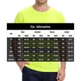 thumbnail image 3 of TOMVIGX Men Reflective Quick Dry T Shirt Night Running Cycling High Visibility Safety Workwear Black L, 3 of 6