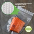 thumbnail image 5 of Wevac 8" x 12" 100 Count Food Vacuum Storage Bags, Heavy Duty Pre-Cut Sealer Bag, Clear, 5 of 7