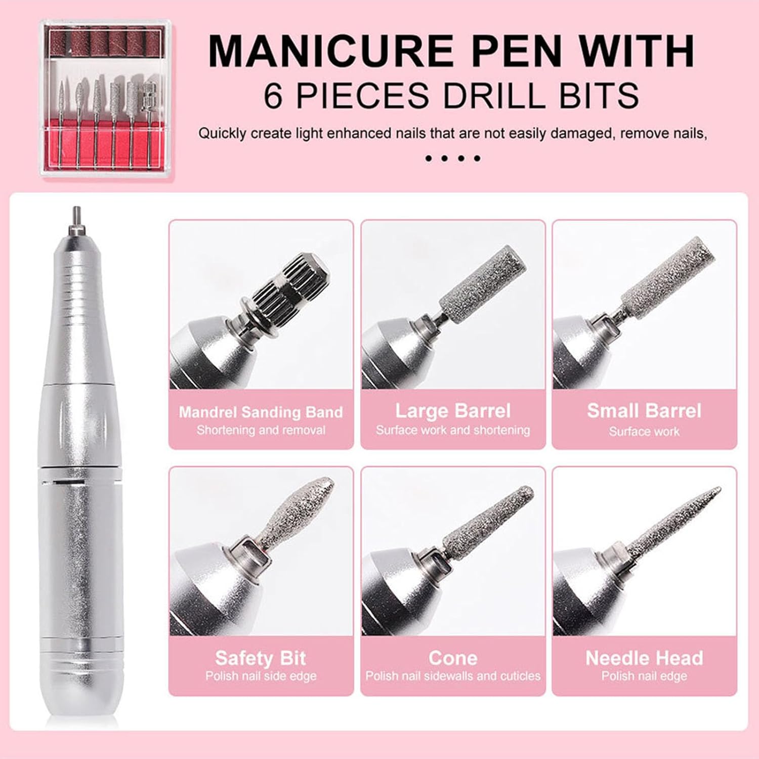 IDFINE Electric Nail Drill Professional, 45000 RPM photo 4