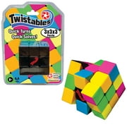 Twistables 3x3x3 Puzzle Fast Speed Cube Rubix Stickerless (Rubik like)