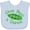 AE-Light Blue, variant on Inktastic Give Peas a Chance. Boys or Girls Baby Bib
