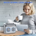 thumbnail image 4 of Reproductor de casetes y grabador FIOLEES Bluetooth con transmisor, 4 of 7