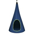thumbnail image 4 of Gymax 40'' Kids Nest Hammock Swing Chair Hanging Tree Tent w/ 2 Windows Blue, 4 of 6