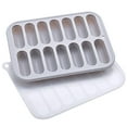 thumbnail image 1 of BRIGHTFUFU 1pc Silicona Bandeja de cubitos de hielo Caja de hielo Salchicha Diy Molde para hornear Suministros para hornear, 1 of 8