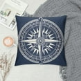 thumbnail image 2 of Nawypu  Nautical Blue Pillow Covers Two-Sided Anchor Lighthouse Sailboat Compass Decorative Pillow Cases Cushion Covers for Sofa Couch Bed Home Decor …, 2 of 5