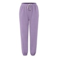 thumbnail image 6 of Endives Womens Cuffed Pants Baggy High Waisted Joggers With Pockets Comfy Workout Pants Sweatpants Fall Winter, 6 of 7