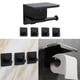 thumbnail image 5 of Portarrollos de papel higiénico, colgador de toallas de papel, dispensador de rollos de papel, resistente al óxido, decoración de baño A, 5 of 8