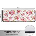 thumbnail image 5 of Kitchen Rugs Sets Of 2,Pioneer Flower Floral Print Pattern Anti Fatigue Kitchen Mat Rugs Non Slip Washable,Decorative Kitchen Floor Mats for Kitchen,Sink,Laundry,17"x47"+17"x47", 5 of 5