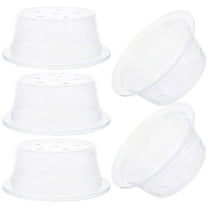 ELAYARD Dessert Cover Food Cover Round 5Pcs 6.1x6.1in Plastic