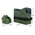 thumbnail image 2 of 2 Pieces Outdoor Shooting Rest Bags Aiming Waterproof Support Sandbags Rest Front and Rear Support Sandbag Stand Holders with 900D Polyester, 2 of 8