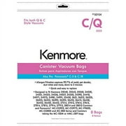 kenmore 50104 8 pack style c/q canister vacuum bags