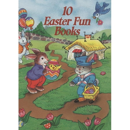 Springtime Activity - 10 Easter Fun Books : Stickers, Stencils, Tattoos and More