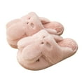 thumbnail image 2 of Fozruso Cozy Animal Themed Indoor Slippers For Kids Girls With Sole Winter Shoes For Kids Soft Warm Lined Home Footwear,Girls Soft Plush Slippers Sizes 13.5 Big Kid(8-9 Years), 2 of 4