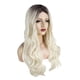 thumbnail image 5 of Hot6sl Ofertas y Liquidaciones Pelucas de Cabello Ondulado y Rizado Pequeño con Trenzas de Crochet Color Degradado Rojo Rosa para Niña de Moda, 5 of 5
