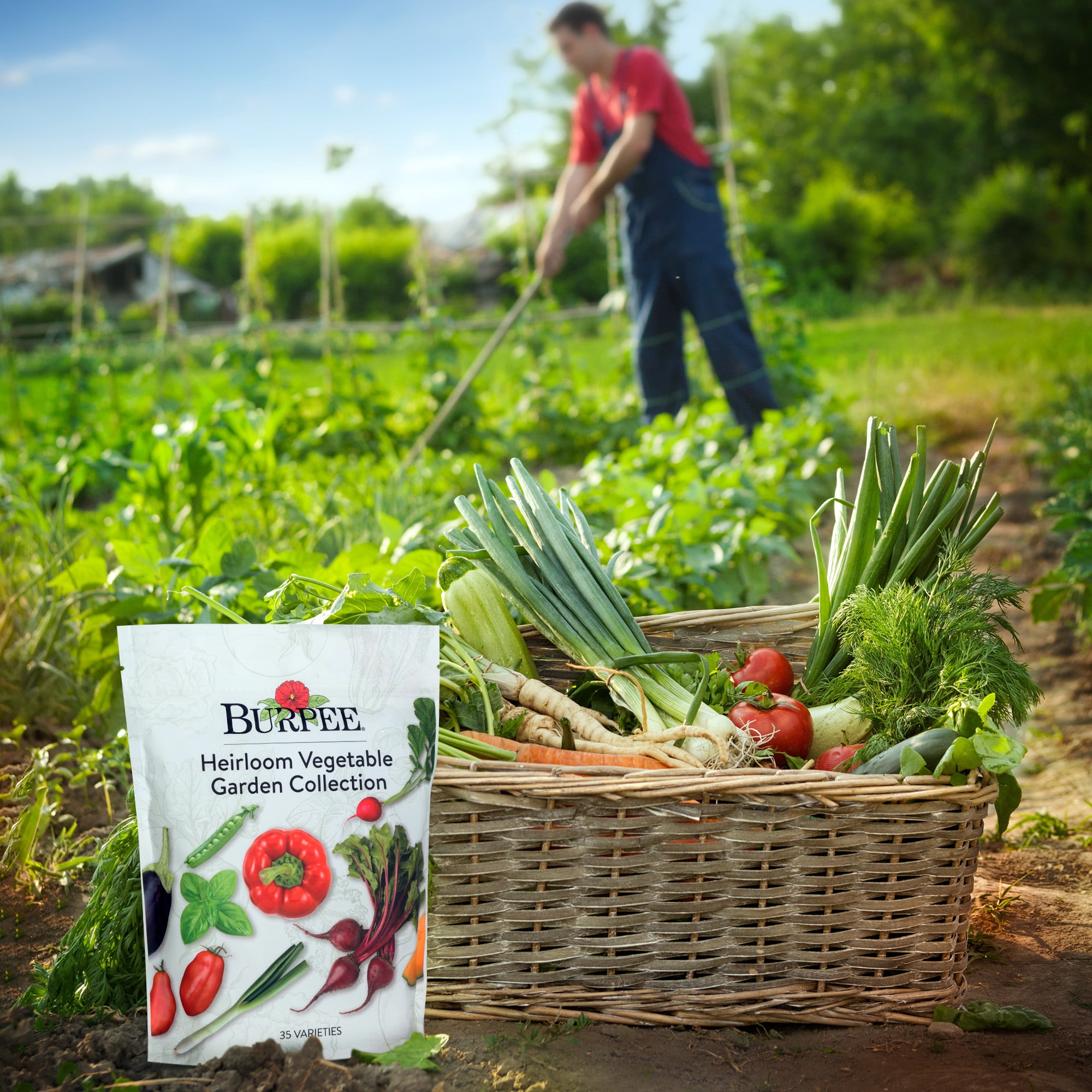 Burpee Heirloom Vegetable Plant Seeds (35 Variety Pack), Non-GMO, Annual Lifecycle, Full Sun